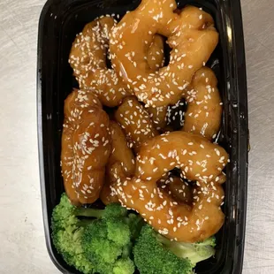 Sesame shrimp
