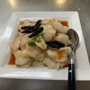 Boiled fish in spicy