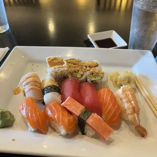 Sushi Dinner* - I was not impressed by the nigiris but the rolls were okay!