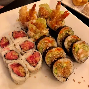 sushi and sashimi, sushi, food, sashimi