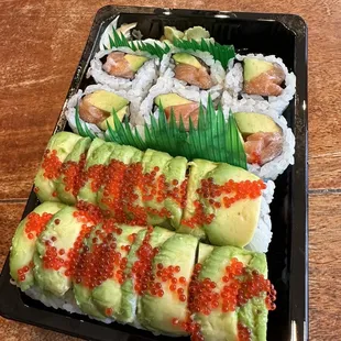 Tuna Cado Roll Alaska Roll