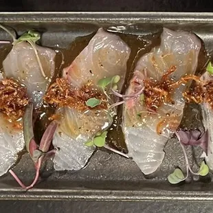 Hamachi carpaccio