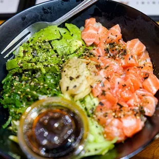 Salmon poke bowl