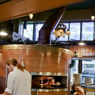 Wood-fired oven makes the best pizza