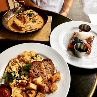 Mt. Hood Scramble ( I think) Vanilla French Toast