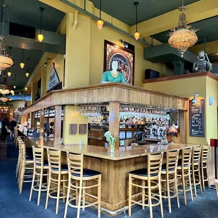 the interior of the restaurant