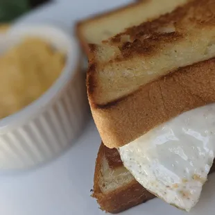 Slab breakfast sandwich