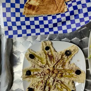 a variety of food items