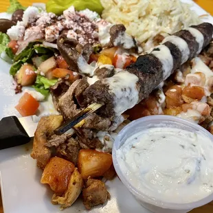 Meat Trio Combo Plate