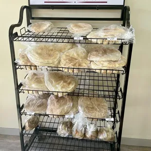 a display of fresh baked goods