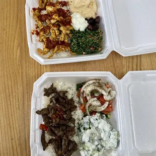 Chicken &amp; Lamb Shawarma Combo
