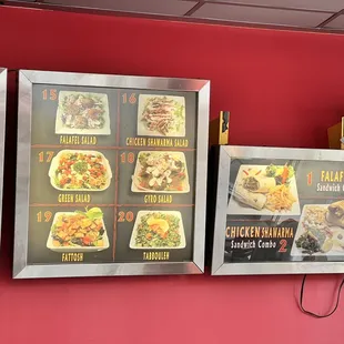 the menu