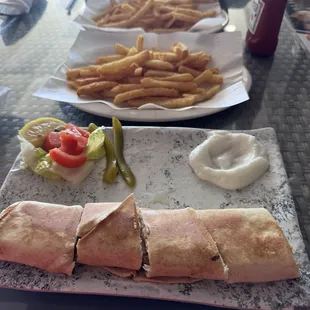 Lamb Chicken Shawama Wrap