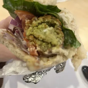 Falafel wrap