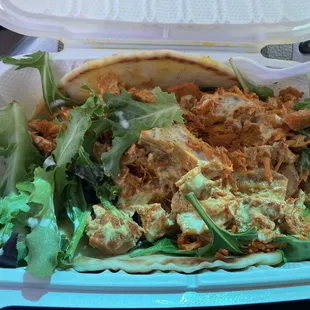 Chicken gyro. Very generous in their servings. I'd already eaten a bunch of chicken. So delicious!