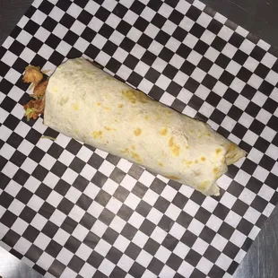 Chicken or Lamb burrito