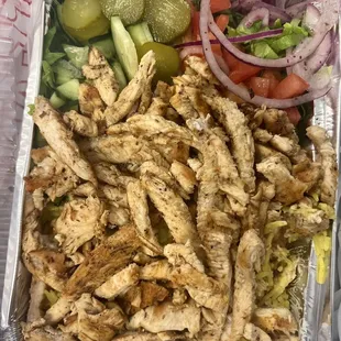 Chicken Shawarma over Rice