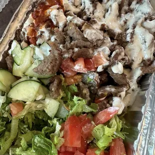 Gyro Over Rice