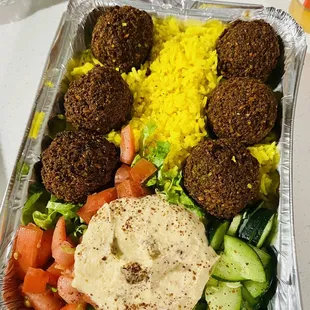 Falafel over Rice