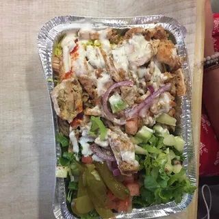 Chicken Shawarma Over Rice