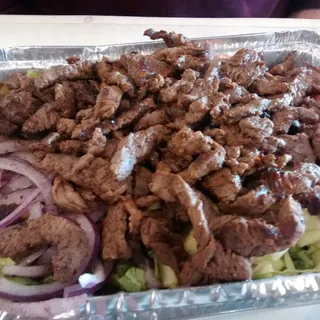 Beef Shawarma Over Salad