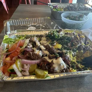 Beef Shawarma Over Rice