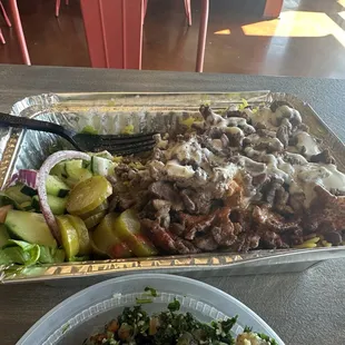 Lamb Shawarma Over Rice