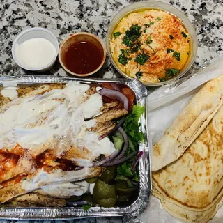 Chicken Shawarma Over Rice