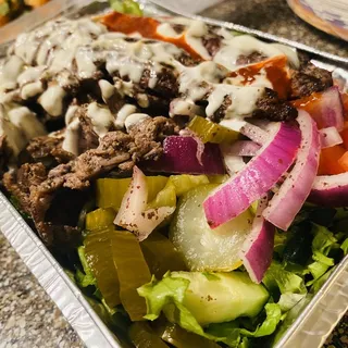 Lamb Shawarma Over Rice