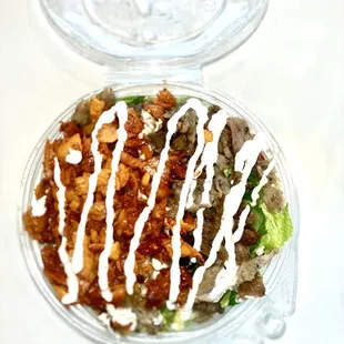 Chicken and lamb rice platter only $7.99