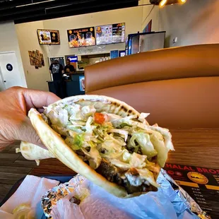 Lamb Gyro.  Score 84%