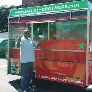 1st neighborhood customer, the man is hooked! ;-)