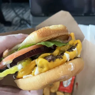double cheeseburger