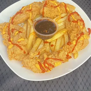 Chicken Tenders and Fries