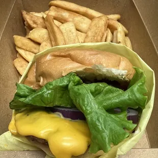 Cheeseburger x Fries