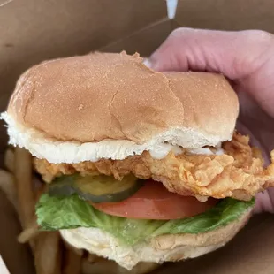 Spicy Deluxe Chicken Sandwich