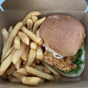 Spicy Deluxe Chicken Sandwich Fries