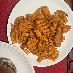 I order of waffle fries