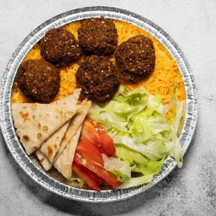 Falafel Over Rice