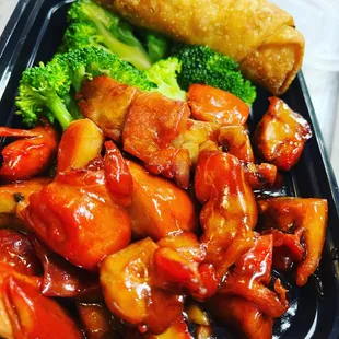 Bourbon chicken