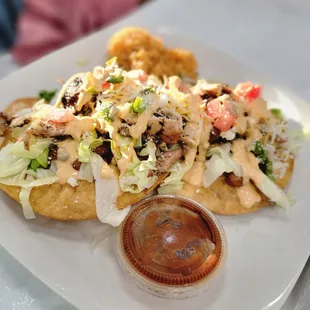 Chicken tostada