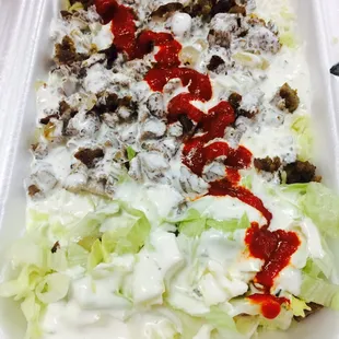 Gyro plate. Comfort food period