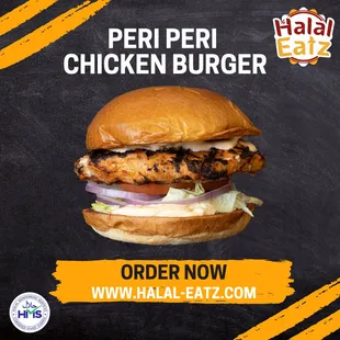 Peri Peri Chicken Burger