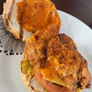 Crispy Crunchy Chicken burger