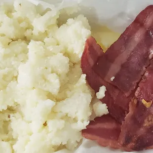 1'4'2019 Turkey Bacon w Grits