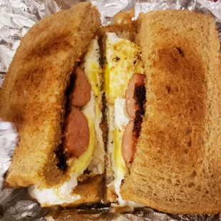 10'1'19 Turkey Sausage and Egg Sandwich