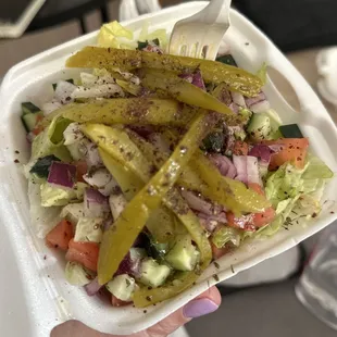 Greek Salad no feta
