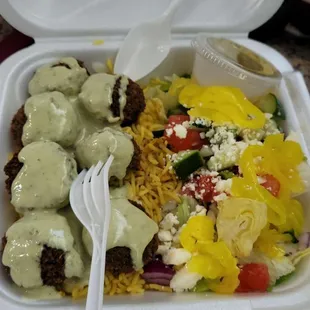 Falafel plate
