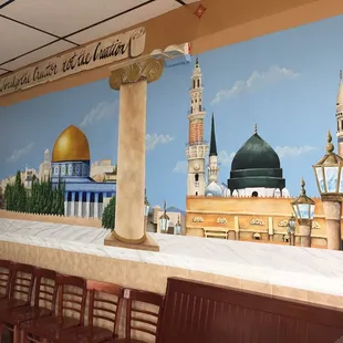 Beautiful painting on the wall!