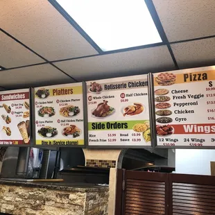 ramen and noodles, menu